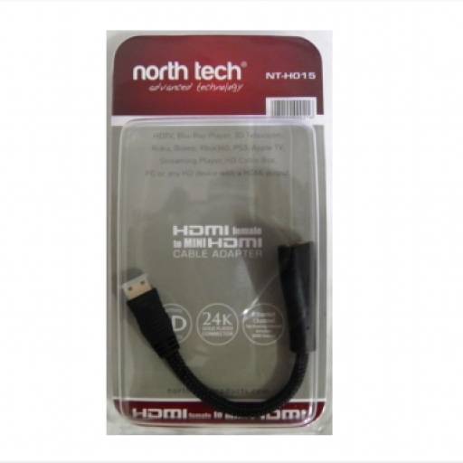 NT-H015 Adaptador mini HDMI North Tech 15cm