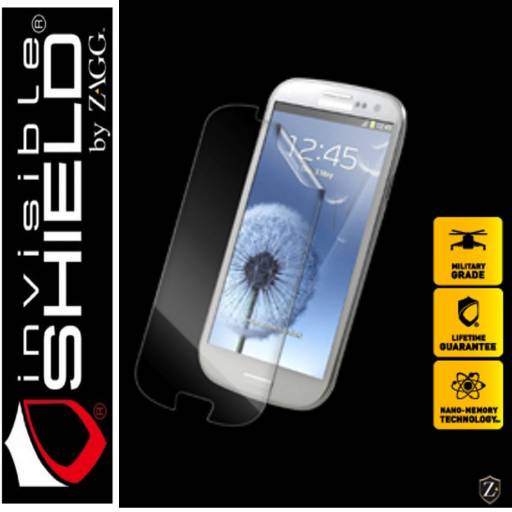 ZAGG® Protector de pantalla invisibleSHIELD™ para Samsung Galaxy™ S III