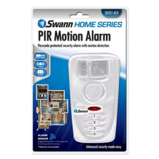 SWANN Passcode Protected Motion Alarm SW351-KCH
