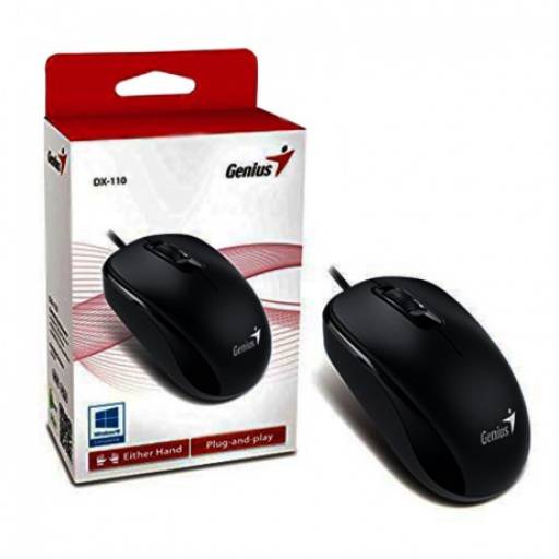 Mouse optico Genius DX-110 USB NEGRO