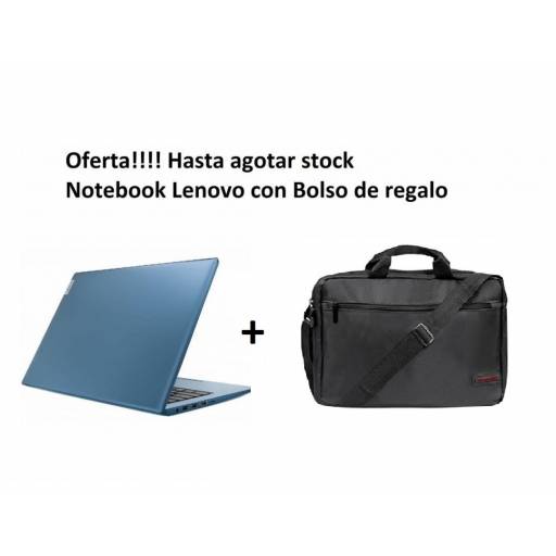 Notebook Lenovo QUAD CORE 128 SSD 4GB 14 W10 + Bolso 