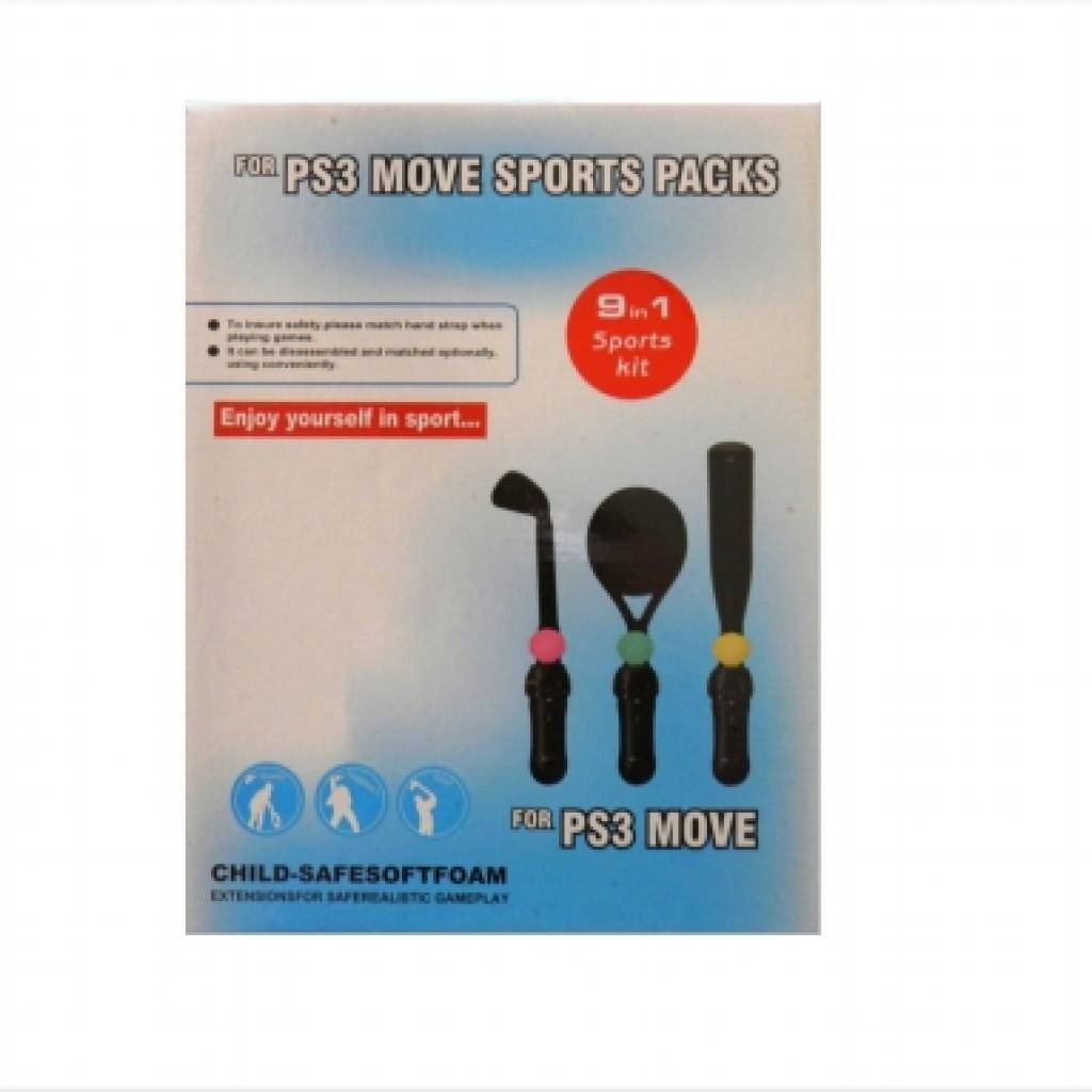 Para PS3 Move Sports Packs 9 en 1.