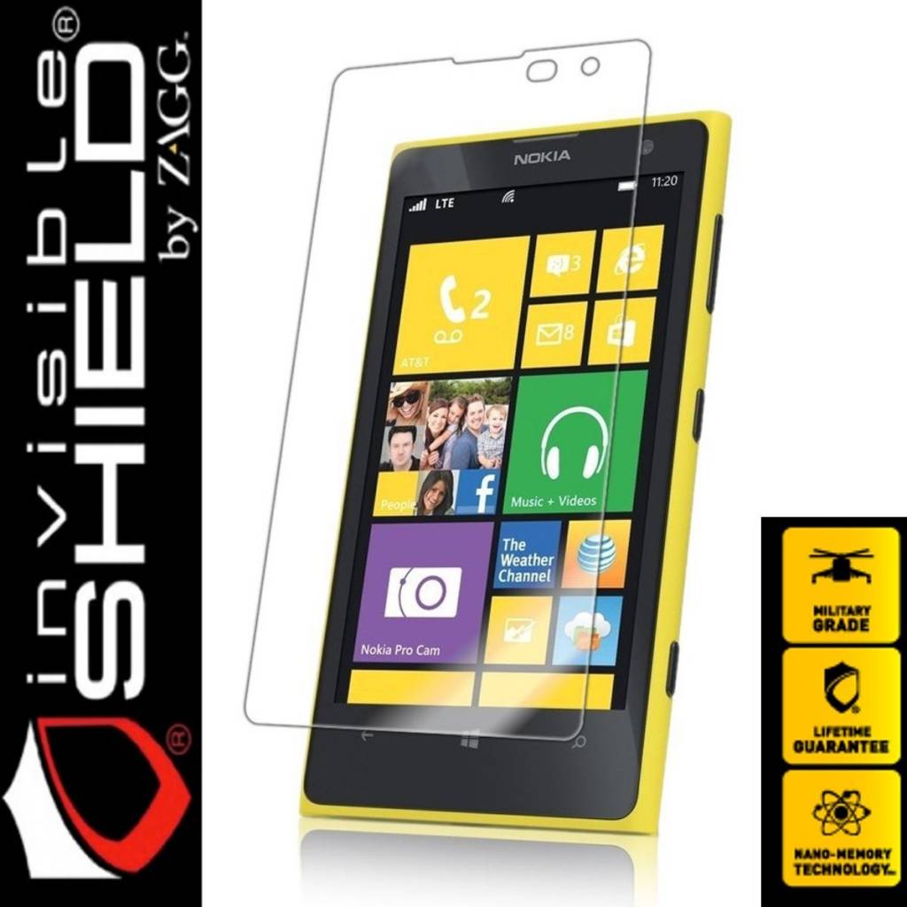 ZAGG® Protectores de pantalla invisibleSHIELD™ para Nokia Lumia 1020 Frontal