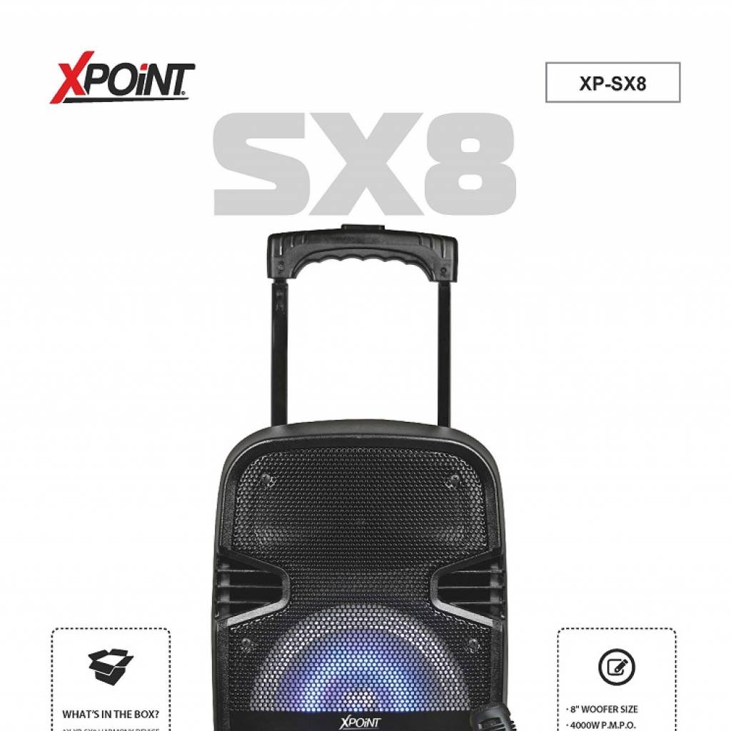 Parlante Activo XP-SX8 8"