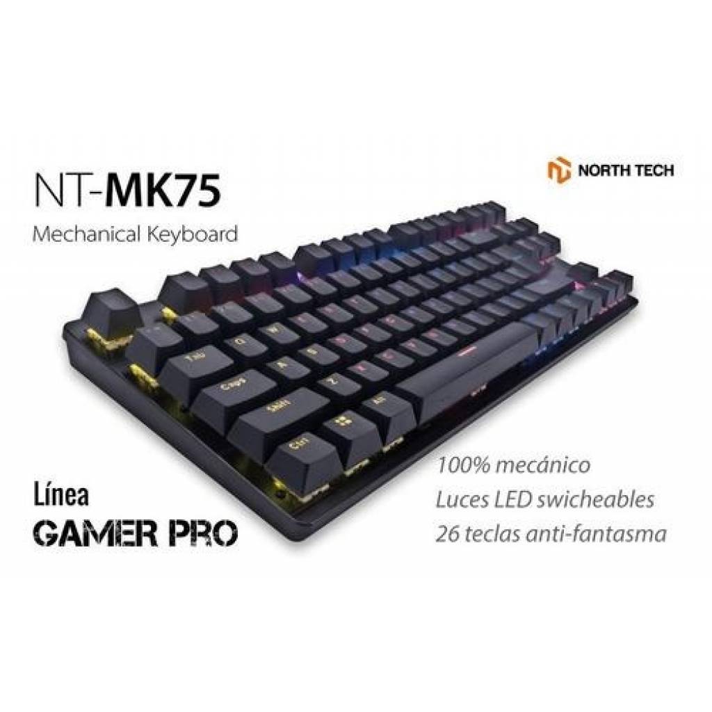 Teclado Gamer Pro  North Tech NT-MK75